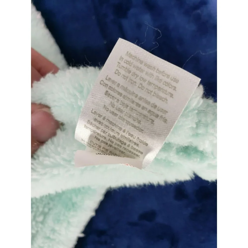 Baby Gear Unisex Lovey Baby Blanket‎ Security Bear Cloud So Sweet Star Aqua Gray